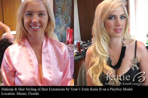 Makeup & Hair by Katie B on a Playboy Model in Miami, Florida. xoxo