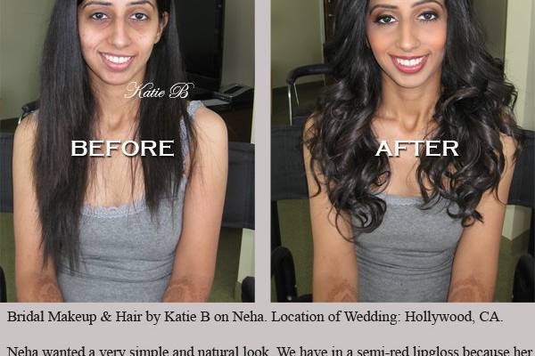 Makeup & Hair by Katie B on Bride Neha using ALL Mineral Cosmetics (KatieBCosmetics.com). To book me, email me at info@katiebcosmetics.com.