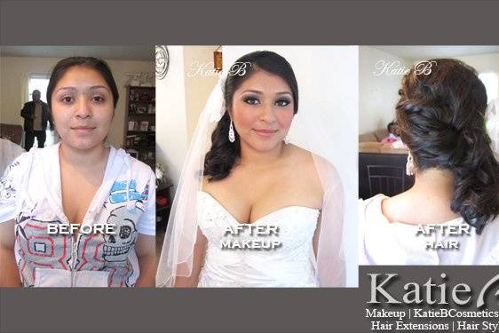 Bridal mineral makeup and hair styling by Katie B. To book me, please email me at info@katiebcosmetics.com xoxo