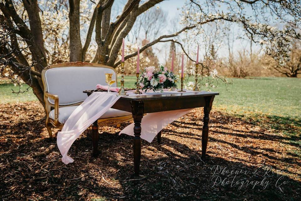 Spring Magnolia Wedding