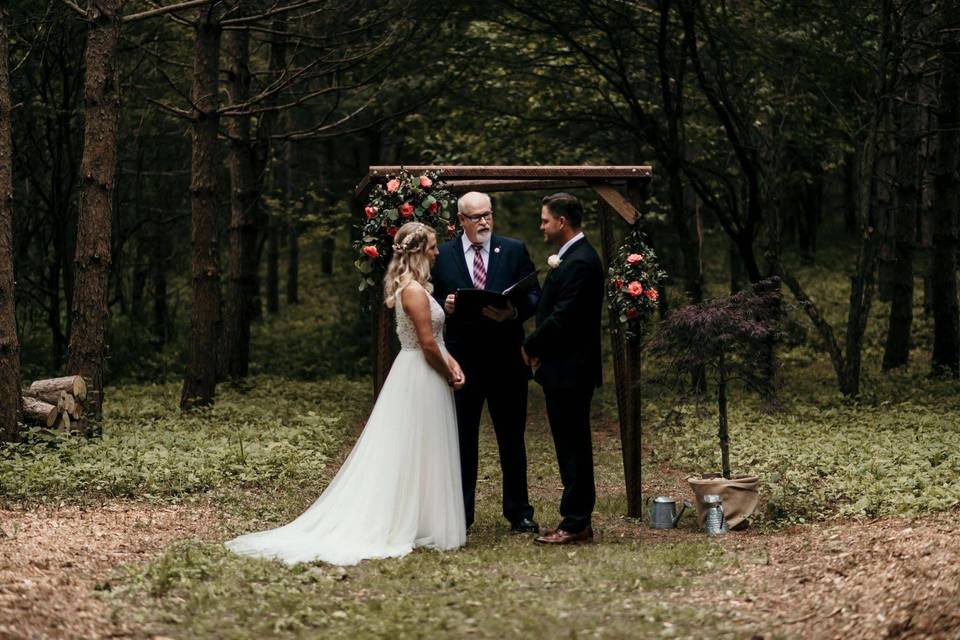 Wisconsin Wedding in the Woods