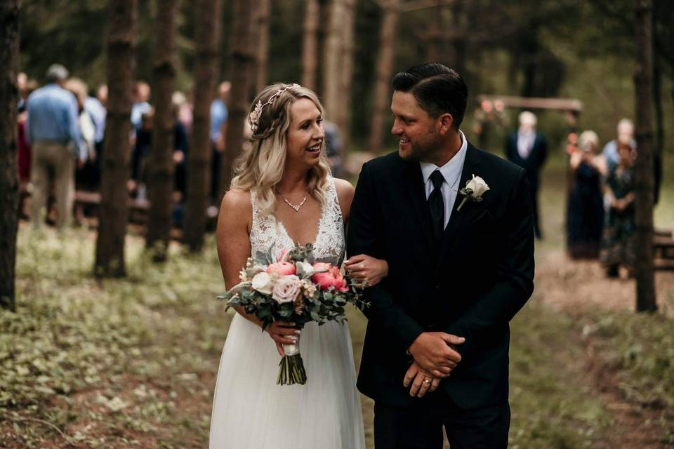 Wisconsin Wedding in the Woods