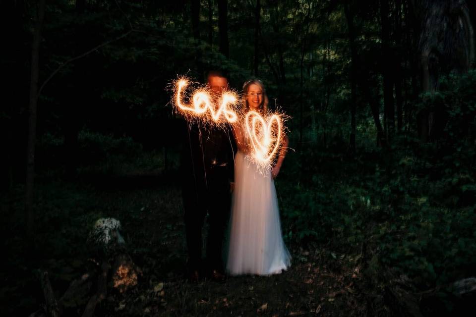 Wisconsin Wedding in the Woods