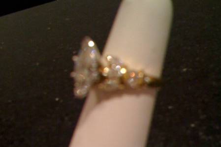 2 1/2ct Marquise Diamond engagement ring