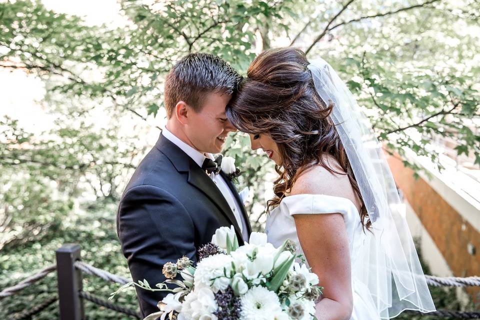 Groom and bride