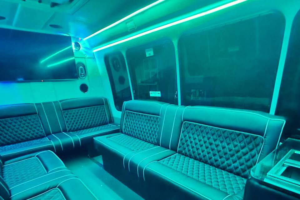 Inside of 12 Passenger