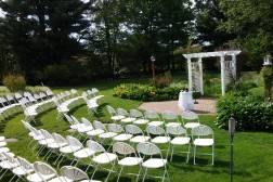 Wedding ceremony area