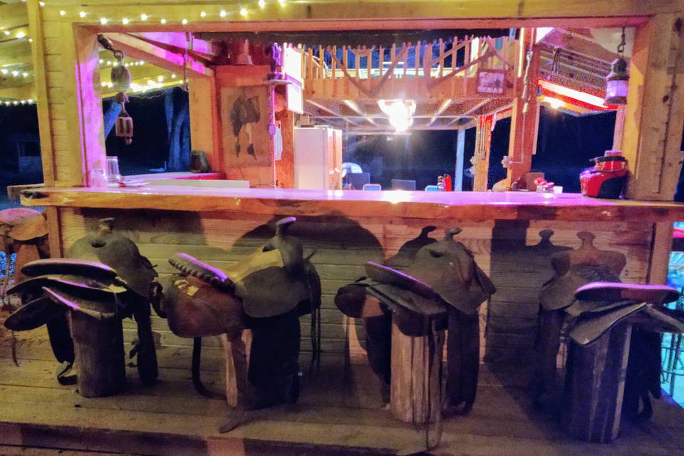 Swivel Saddle bar stools