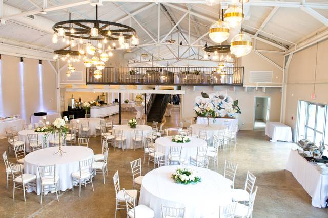 Elegant reception setup