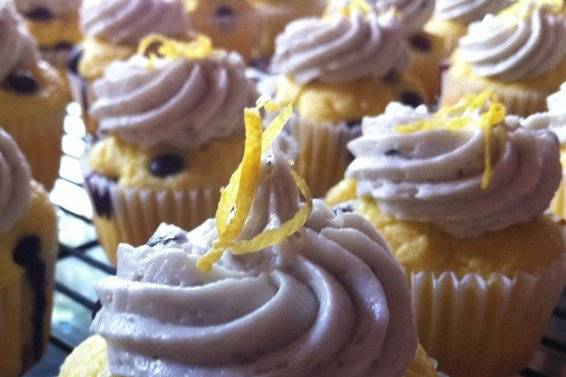 Lemon Blueberry Cupcakes