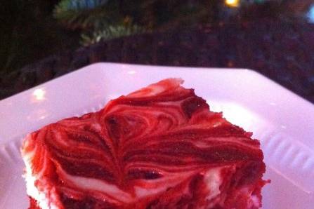 Red Velvet Swirl Brownies