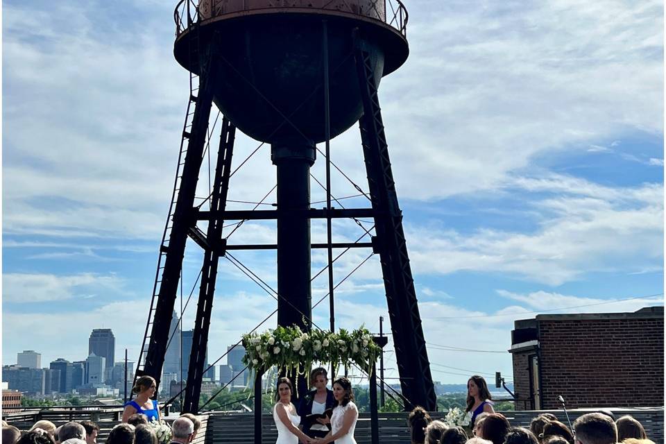 Rooftop Ceremony