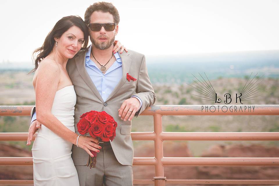 Destination wedding - Red Rocks Amphitheatre - Colorado