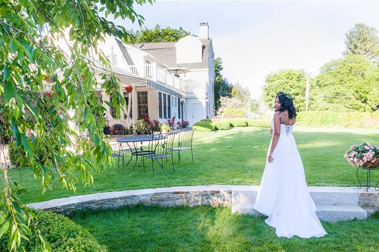 Married in the backyard