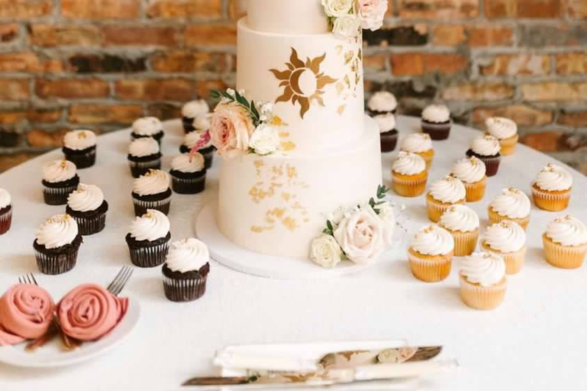 Hexagon Wedding cake