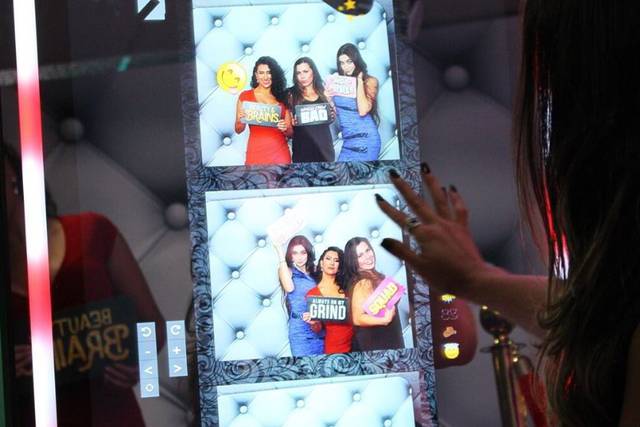 Interactive photo booth