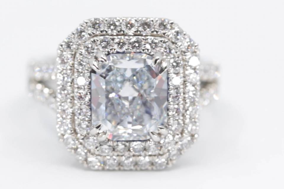 Fancy Blue Diamond Engagement