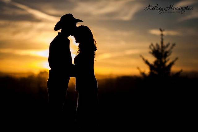 Couple at sunset