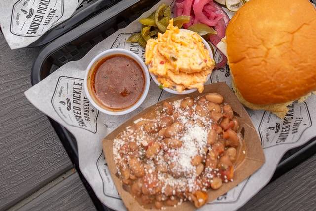 Beef ribs and brisket burgers