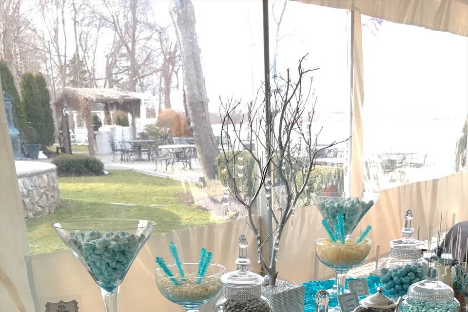 Turquoise Candy Table