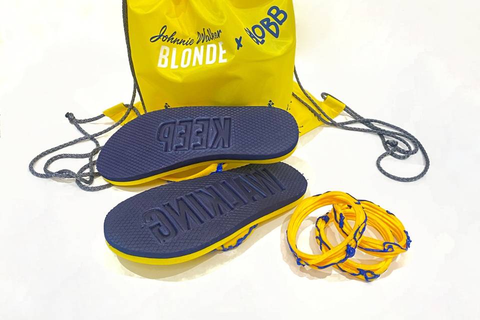 Bag and flip flop