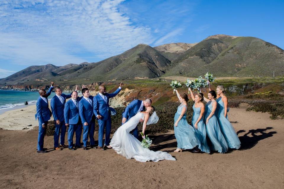 Wedding on Big Sur Cliffs