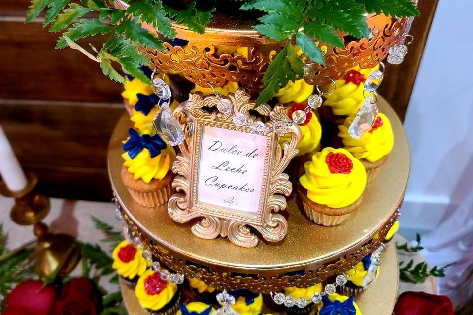 Mini Cupcakes displayed