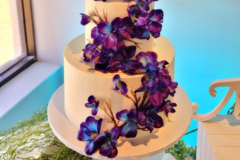 3 tier buttercream