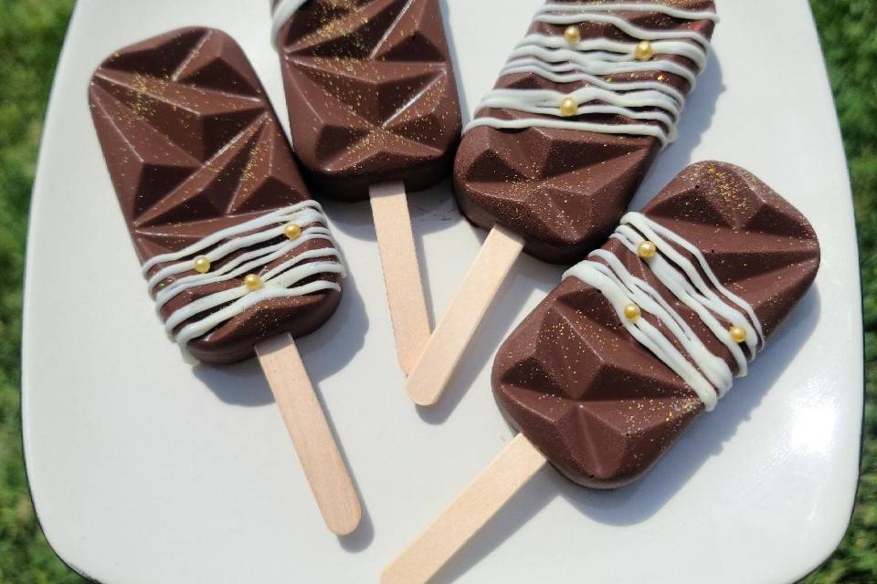 Geo Cake Popsicles