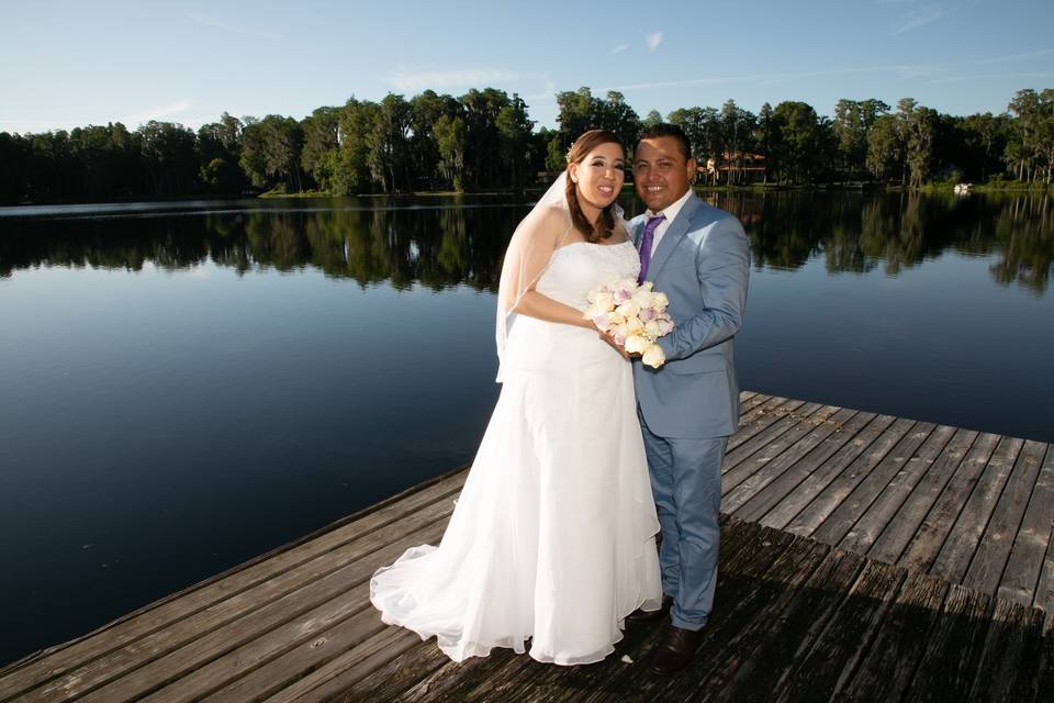 Lake Front Wedding