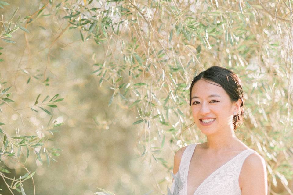 Chinese bride in Tuscany