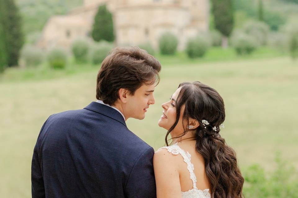 Wedding in Sant'Antimo
