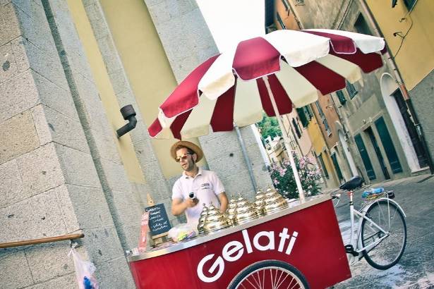 Ice cream cart for Wedding
