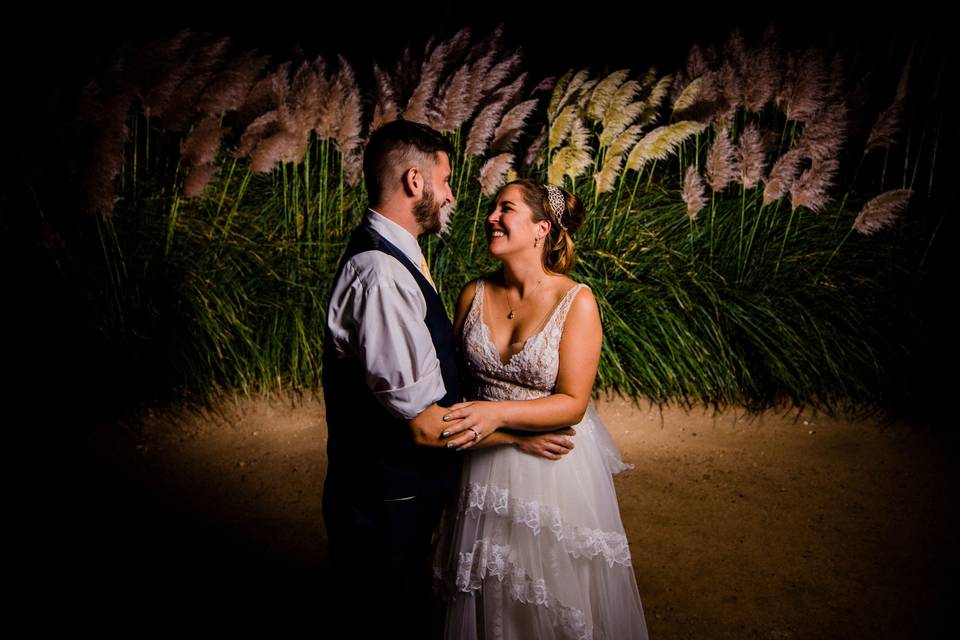 Groom and bride