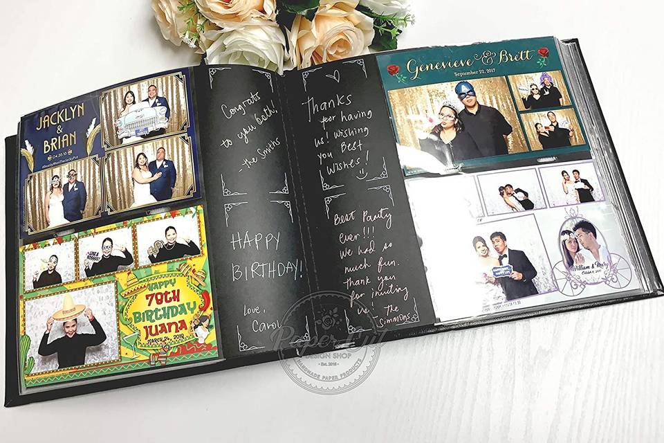 Photo Booth Guest Book Album