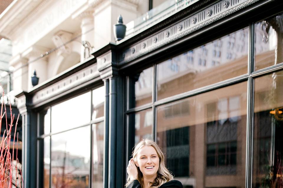 Portrait of the planner outside