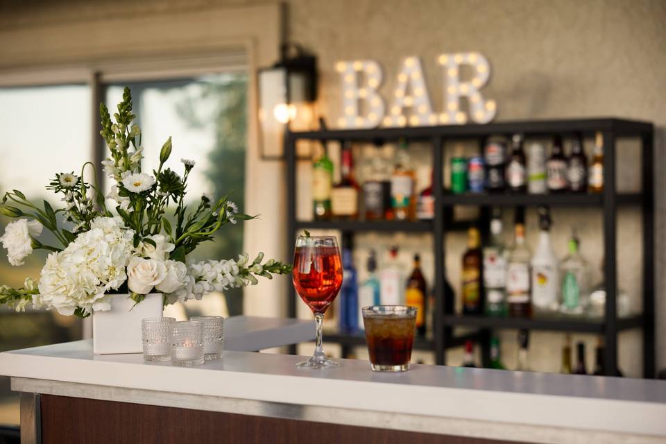 Bar area