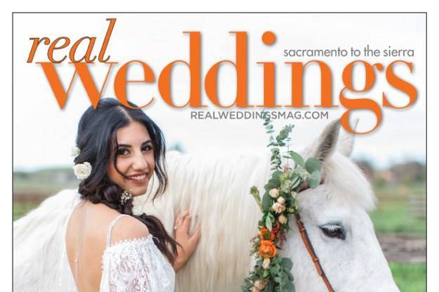 Real Weddings cover & spread