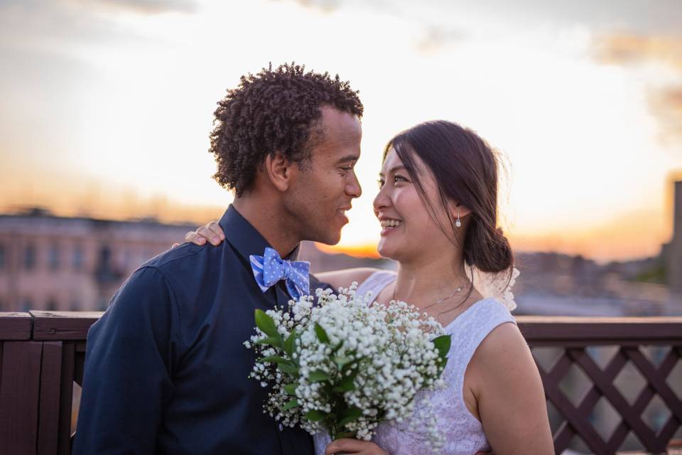 Rooftop Wedding