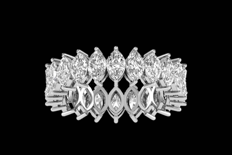 Marquise Eternity Band