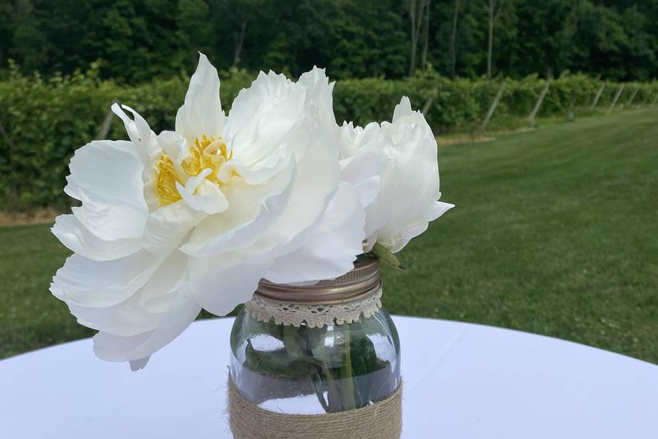 Winery cocktail table