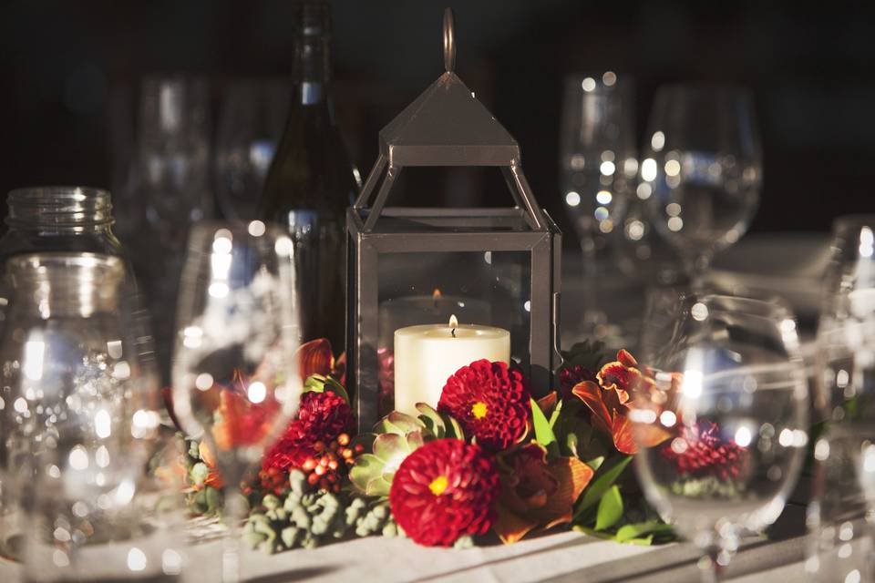 Candle centerpiece