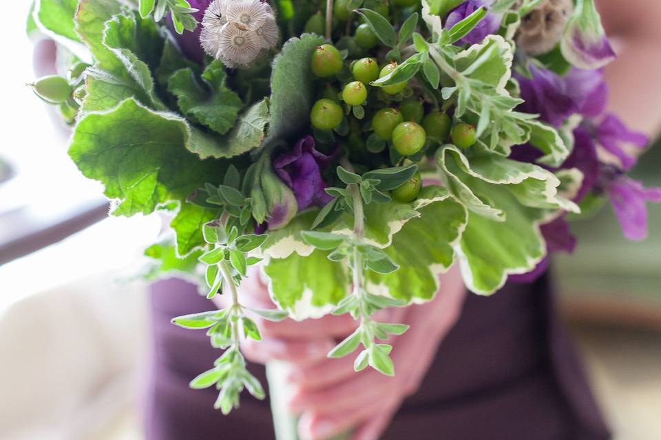 Purple bouquet