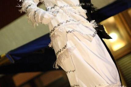 West Indian Moko Jumbies {Caribbean Stilt Dancers} are a common tradition at Virgin Islands Weddings & Events