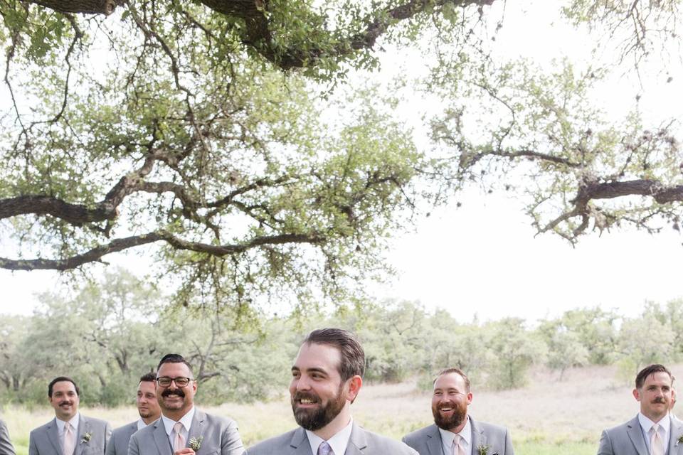 Groom and his guys