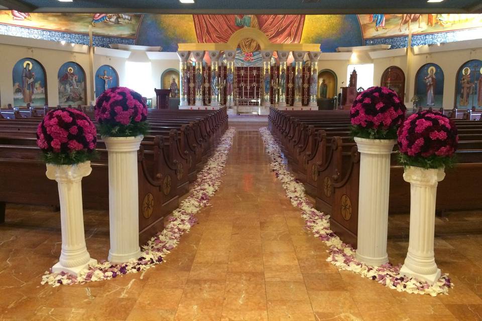 Wedding aisle