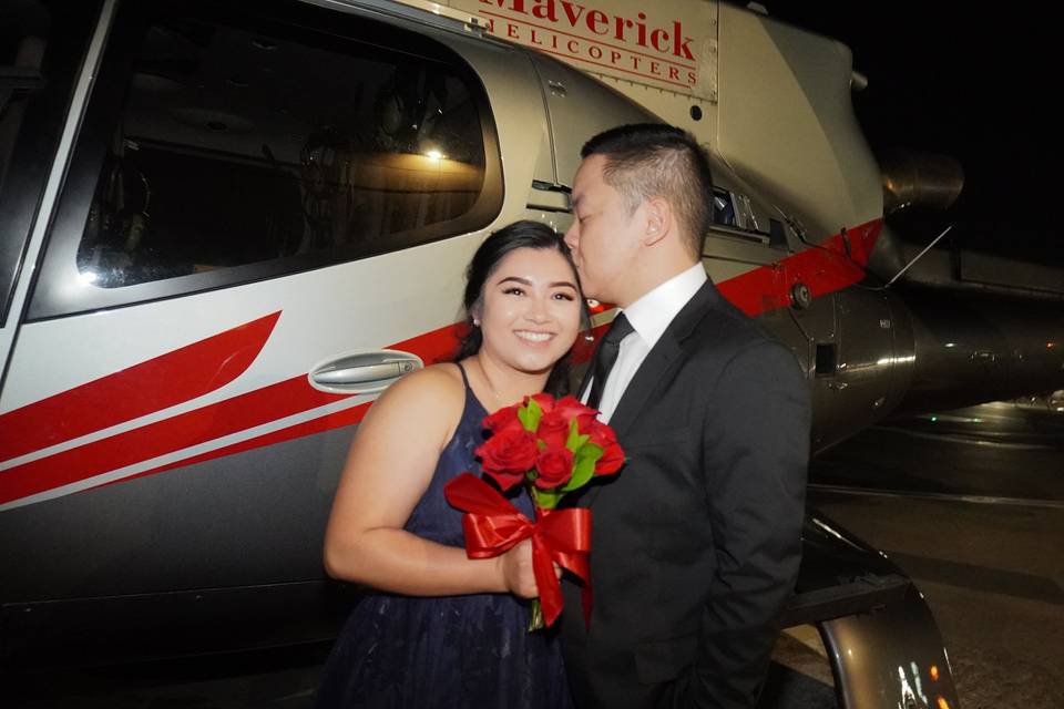 Helicopter Wedding w/LVWC