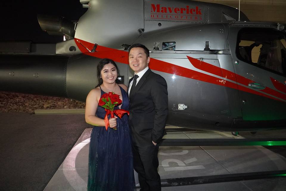 Helicopter Wedding w/LVWC