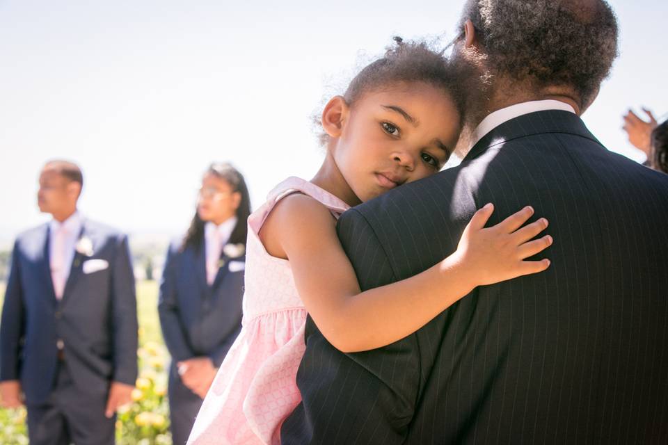 Sweet flower girl