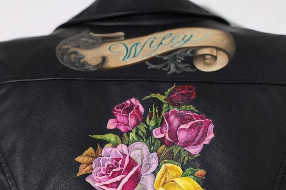 Wifey Hand Painted Jacket